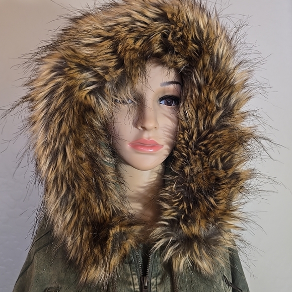 Free People Golden Quills Womens Military Parka Size XS See Measurements - Picture 2 of 15